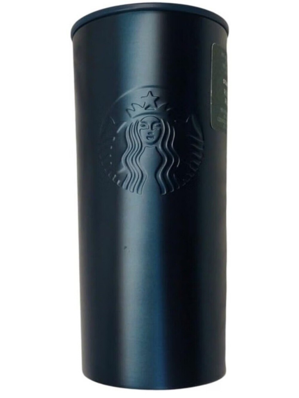 STARBUCKS 16OZ. SIREN EMBOSSED EARTH DAY TUMBLER. TEAL GREEN. NWT